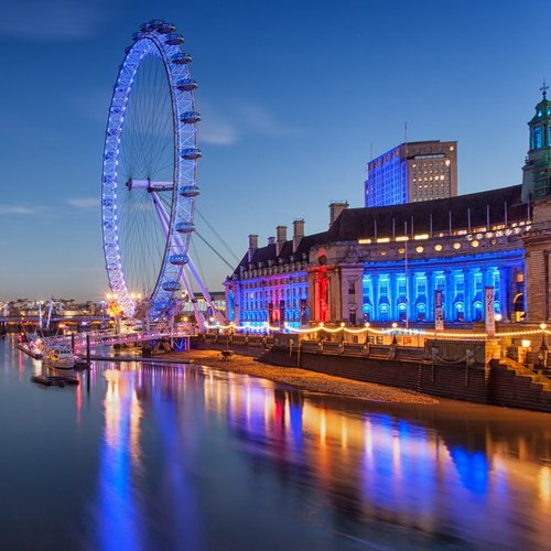 Riesenrad London Eye bei Nacht_pixabay