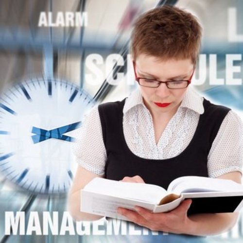 Frau im Stress-Zeitdruck