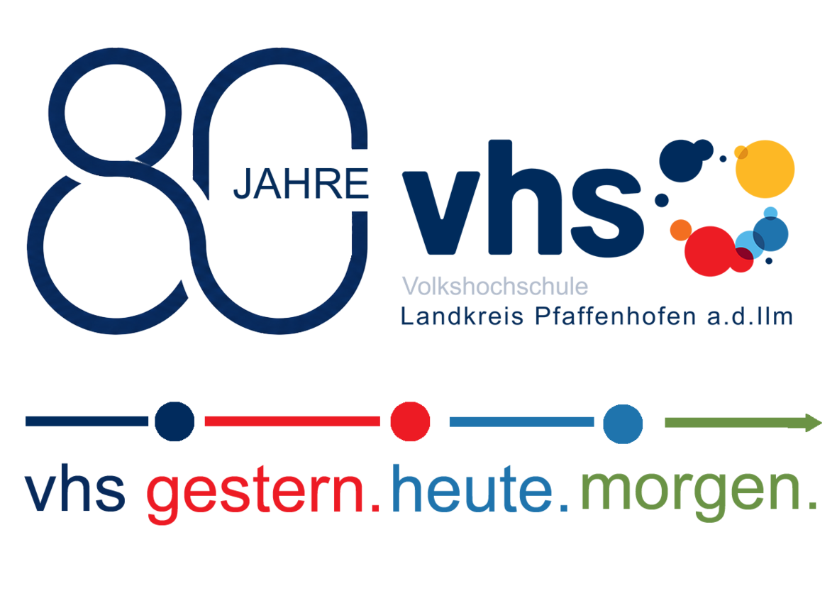 Logo 80 Jahre vhs
