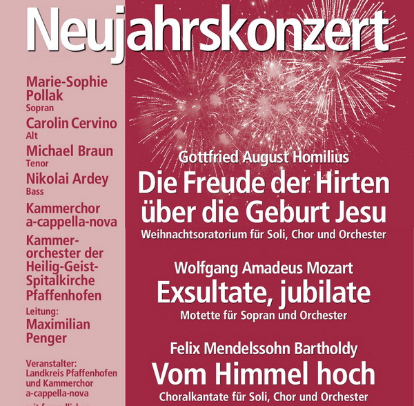 Plakat Neujahrskonzert 2026