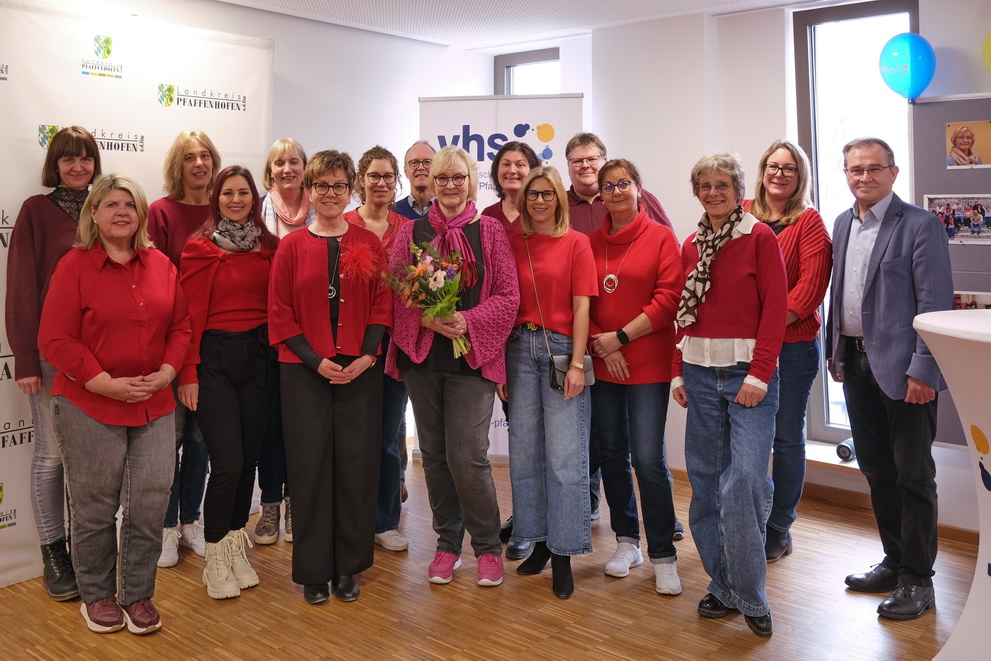 Verabschiedung Irene John (Mitte) - Gruppenfoto