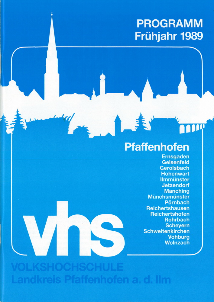 Programm Frühjahr 1989 - jetzt als Heft im Format A5
